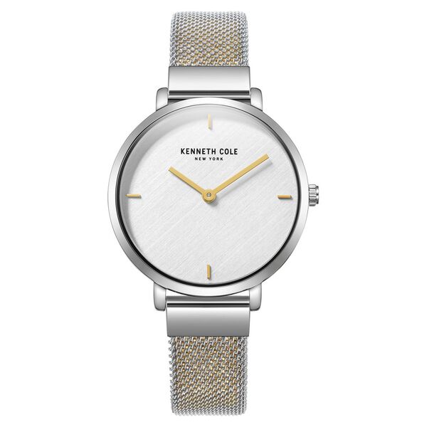 Kenneth Cole Quartz Analog Silver Dial Stainless Steel Strap Watch for Women