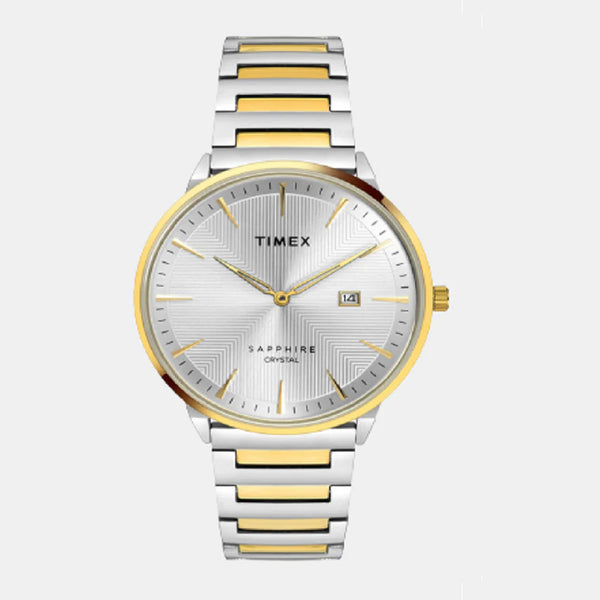 Men's Grey Analog Stainless Steel Watch TWEG21904