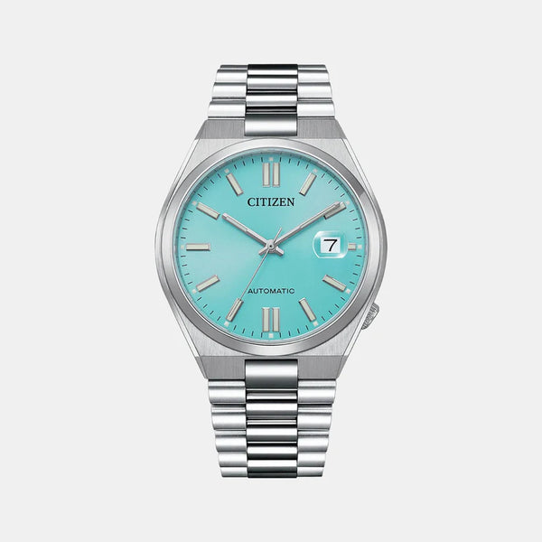Citizen Tsuyosa Collection Men's Blue Analog Stainless Steel Watch NJ0151-88M
