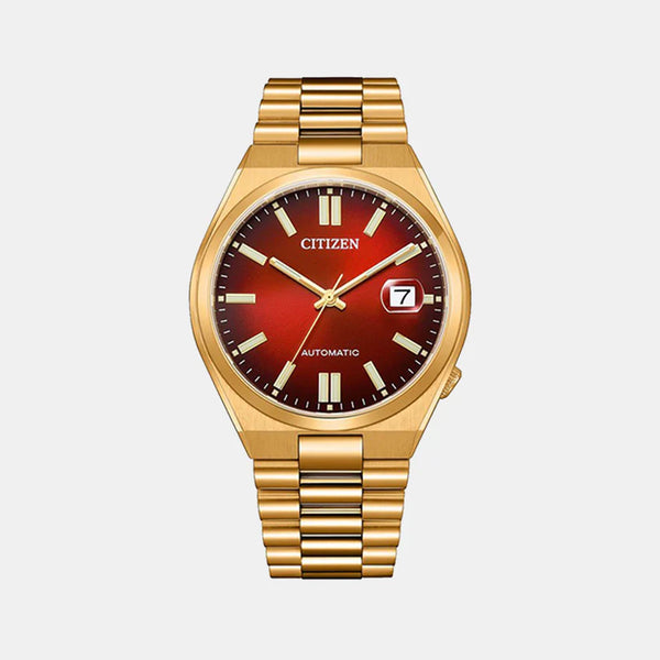 Citizen Tsuyosa Collection Men's Red Analog Stainless Steel Watch NJ0153-82X