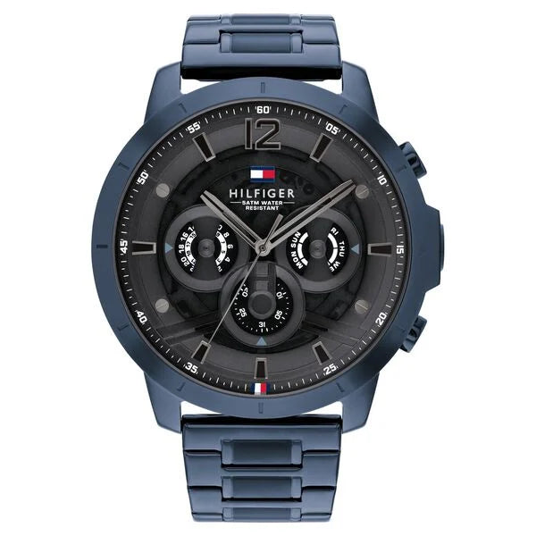 Tommy Hilfiger Quartz Multifunction Grey Dial Stainless Steel Strap Watch for Men - th1710493