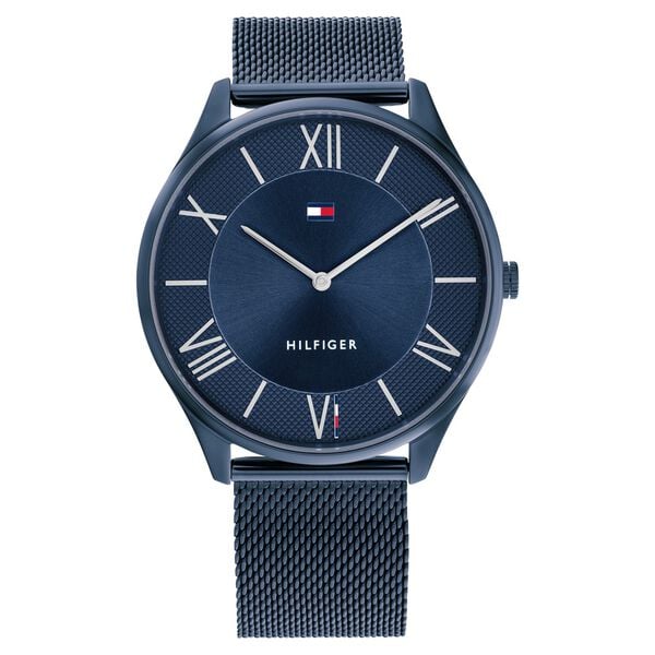 Tommy Hilfiger Blue Dial Blue Stainless Steel Strap Watch for Men