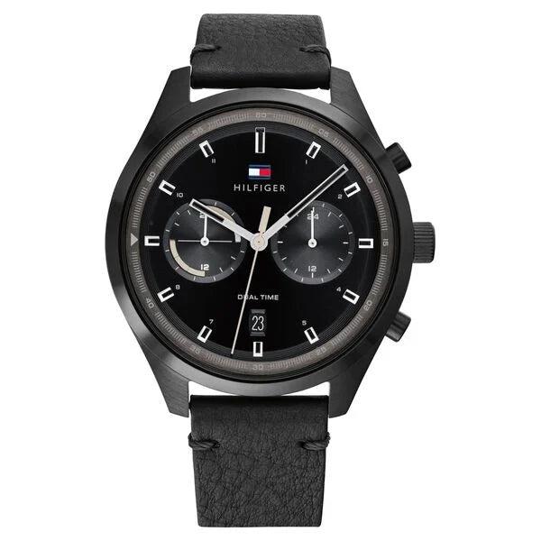 Tommy Hilfiger Multifunction Black Dial Watch for Men