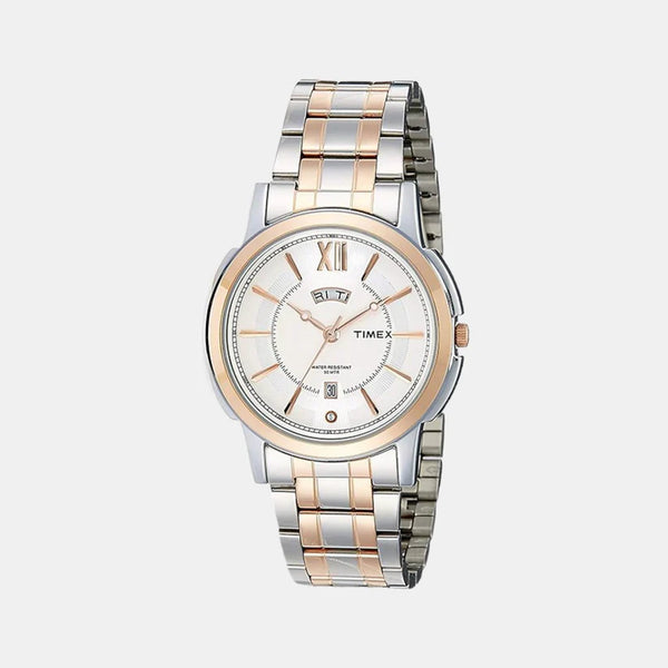 Men's Silver Analog Stainless Steel Watch TW000U311