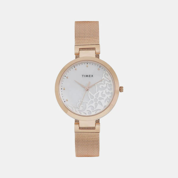 Women's Silver Analog Stainless Steel Watch TW000X220