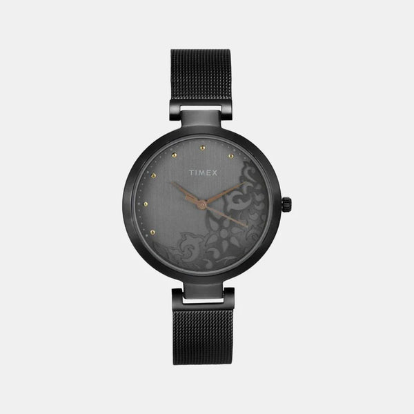 Women's Grey Analog Stainless Steel Watch TW000X221