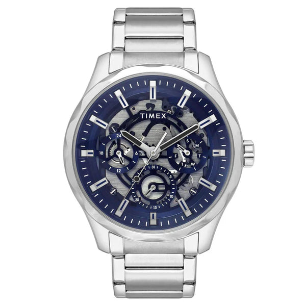 Men Blue Round Dial Analog Watch - TW0TG7627