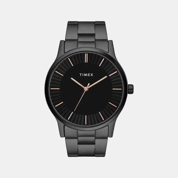 Men's Black Analog Stainless Steel Watch TW0TG8304
