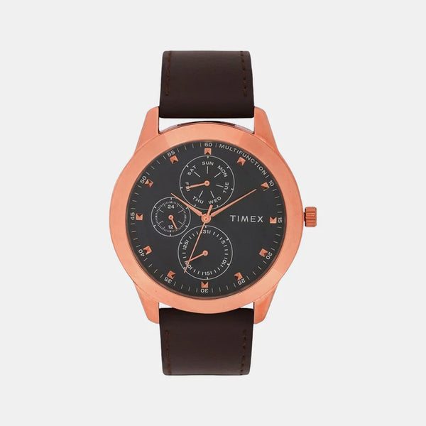 Men Blue Analog Leather Watch TWEG18504
