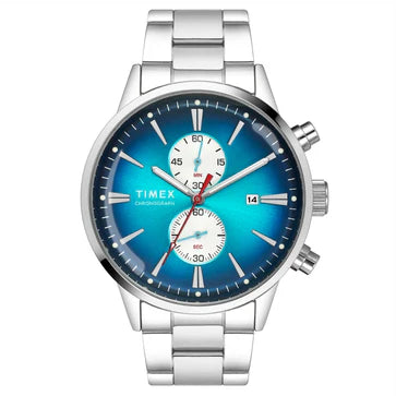 Timex Cosmic Awe Men Chronograph Round Dial Teal Watch - TWEG19931 ...