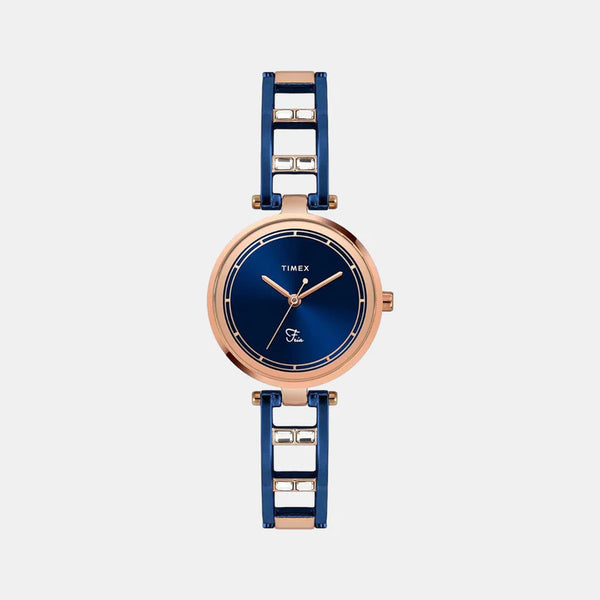 Women Blue Analog Stainless Steel Watch TWEL15303