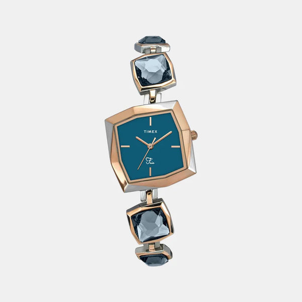 Women Blue Analog Stainless Steel Watch TWEL16102