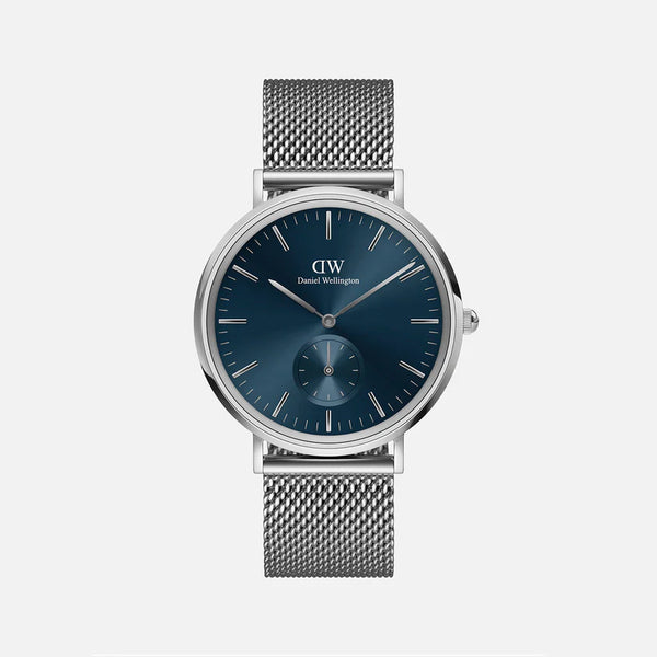 Classic Men's Blue Analog Stainless Steel Watch DW00100710
