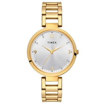 Women's Silver Dial Round Case 3 Hands Function Watch -TW000X234