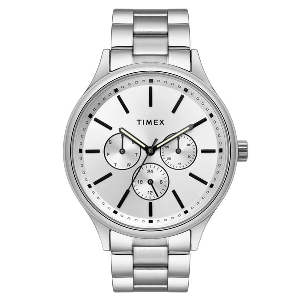 Men's Silver Chronograph Stainless Steel Watch TWEG18409