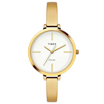 Women's Silver Dial Round Case 3 Hands Function Watch -TWEL12820